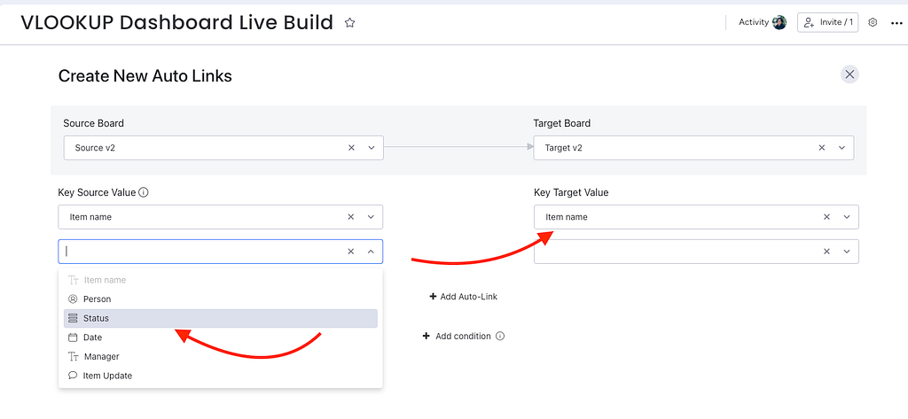 vlookup 2.0 create recipe