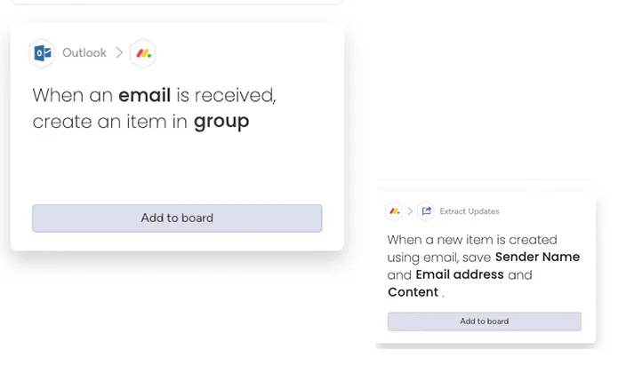 Integrating Extract and Outlook in Monday.com