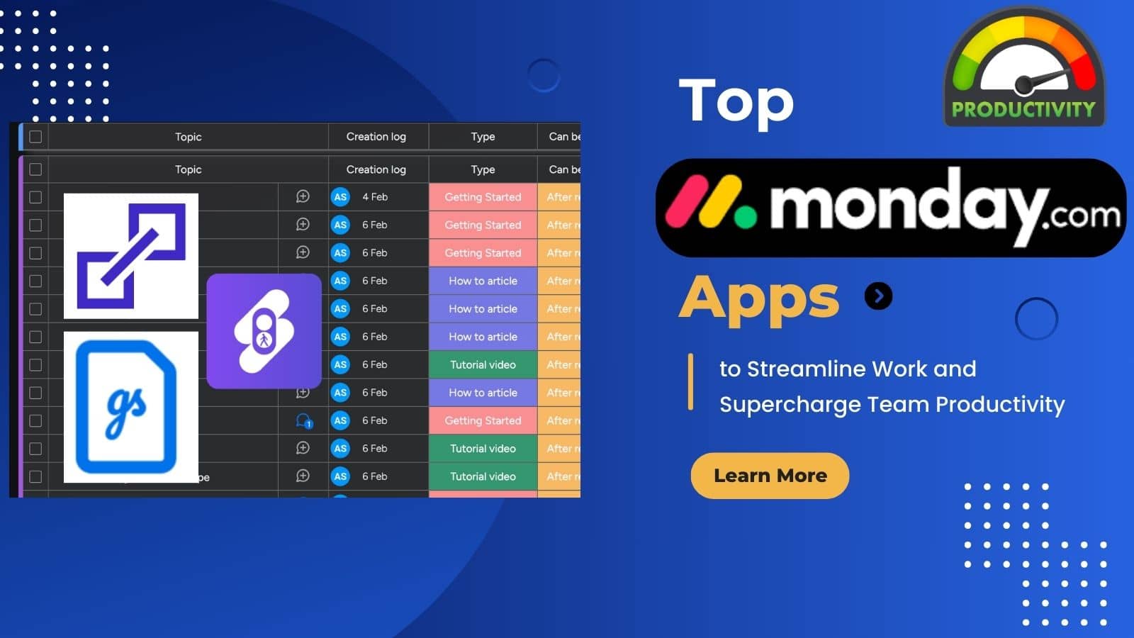 Top 10 monday.com Apps to Streamline Work and Supercharge Team Productivity